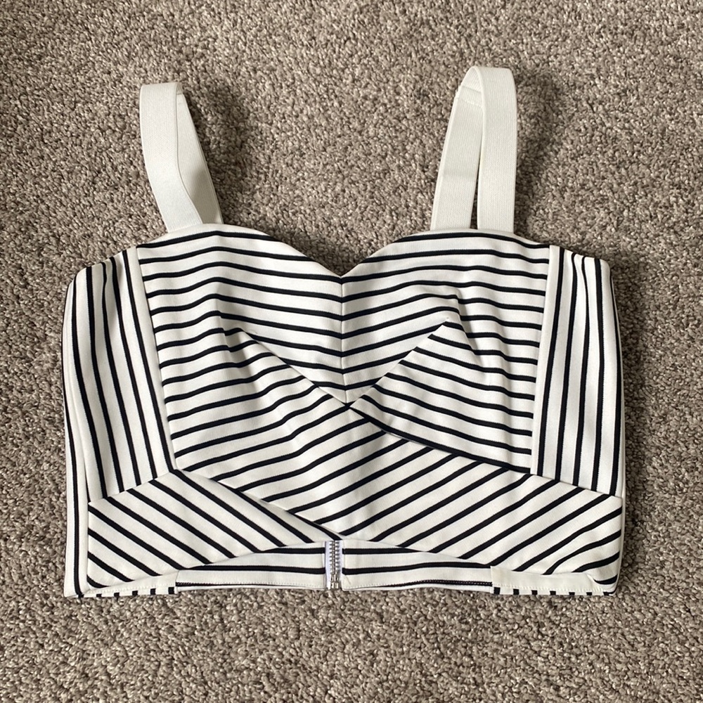 Rebecca minkoff Striped crop top